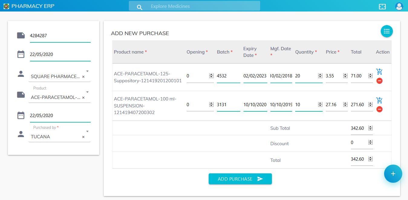Purchase Management